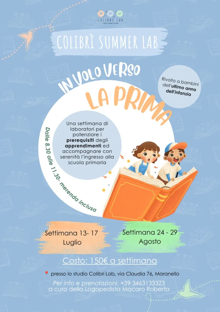 Colibrì Summer Lab – In volo verso la prima